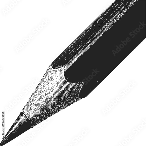 Pencil sketch hand drawn close up detailed wood texture — stock vector