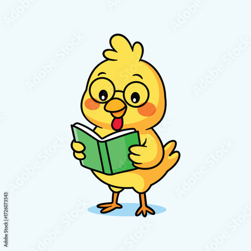 Cute Chicken cartoon Illustration 3