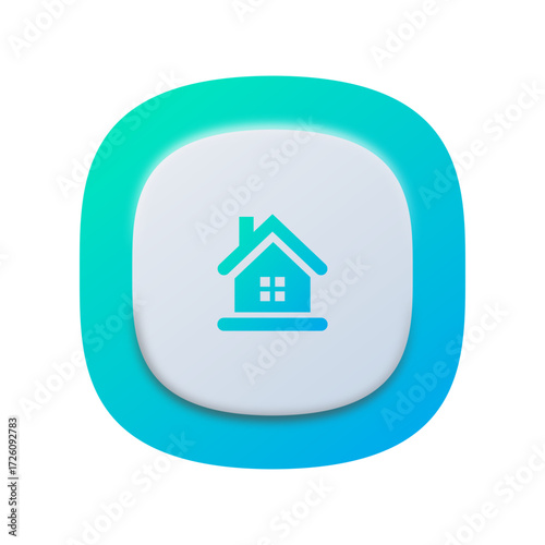 Home Button Icon for Smart TV and Remote UI
