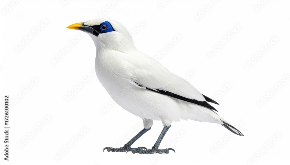 Fototapeta premium bali myna bird isolated on white background