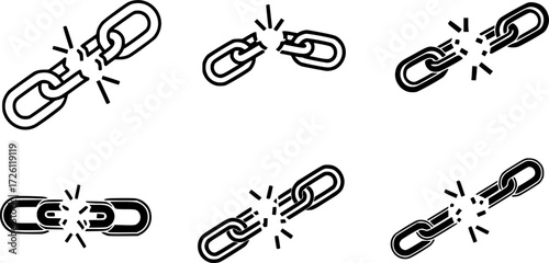 Broken chain silhouette, Broken chain, Broken chains freedom, Broken chains vector, Freedom broken chain silhouette, Freedom broken chain 