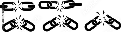 Broken chain silhouette, Broken chain, Broken chains freedom, Broken chains vector, Freedom broken chain silhouette, Freedom broken chain 