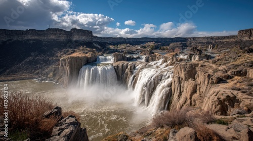 The Western Niagara Shoshone Falls at its Peak