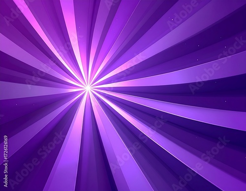 Abstract purple radiating burst; bright center, dark edges