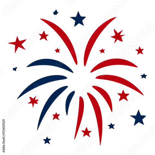 Patriotic USA Holiday Celebration with Stars and Flag Design