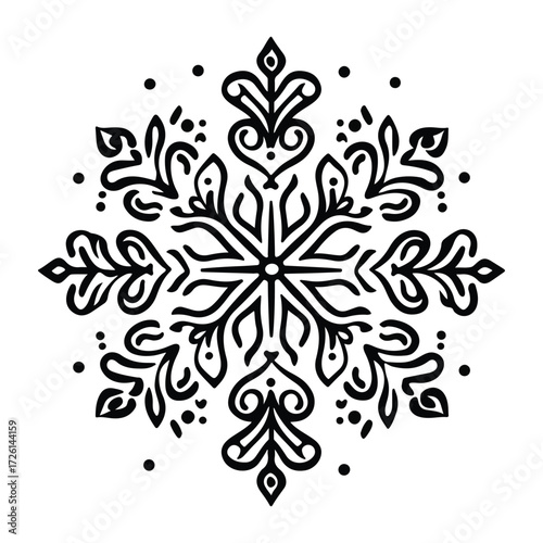  vector illustration snowflake