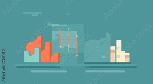 Business Graph Analytics: This dynamic composition features abstract charts and graphs, evoking innovation and showcasing the power of analytical insights.