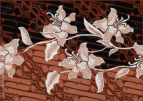 Batik Indonesian: is a technique of wax-resist dyeing applied to whole cloth, or cloth made using this technique originated from Indonesia.