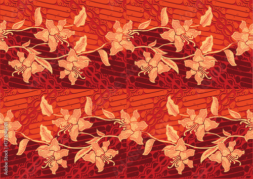 Batik Indonesian: is a technique of wax-resist dyeing applied to whole cloth, or cloth made using this technique originated from Indonesia.