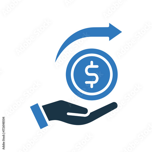 Expense mixed color icon
