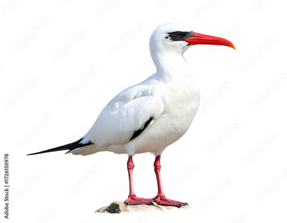 Obraz premium Majestic Red-billed Tropicbird in Vivid Detail