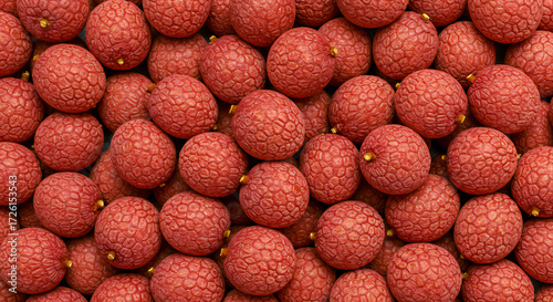 Lychee Fruit Background