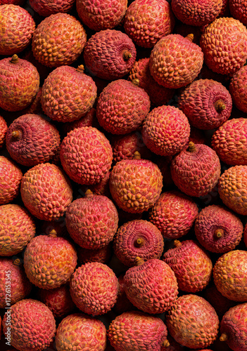 Lychee Fruit Background