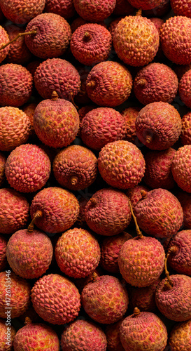 Lychee Fruit Background