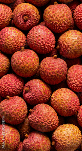 Lychee Fruit Background