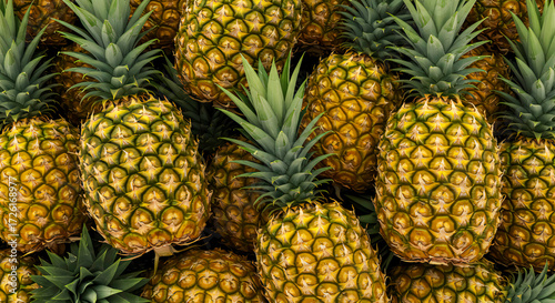 Pineapple Fruit Background
