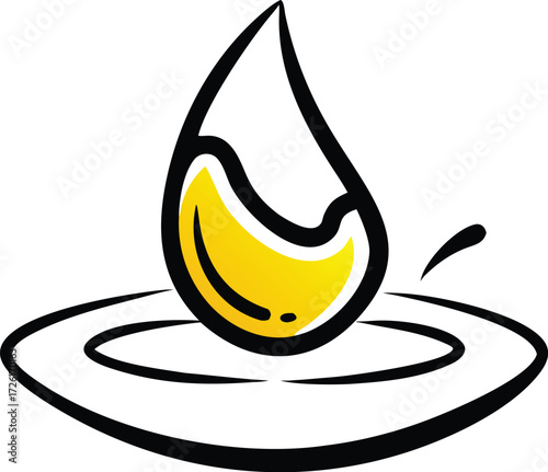 water drop simple minimal graphic liquid drop on w (1).eps