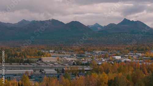 Autumn in the mountains Drone Anchorage