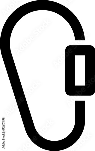 Climbing Carabiner Icon