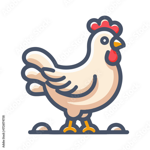 chicken illustration design