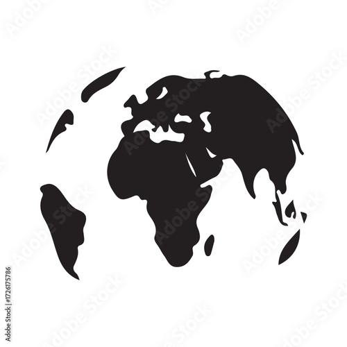 Web icon. Globe flat icons. Vector symbol of Earth. Planet icon. vector illustration eps 10
