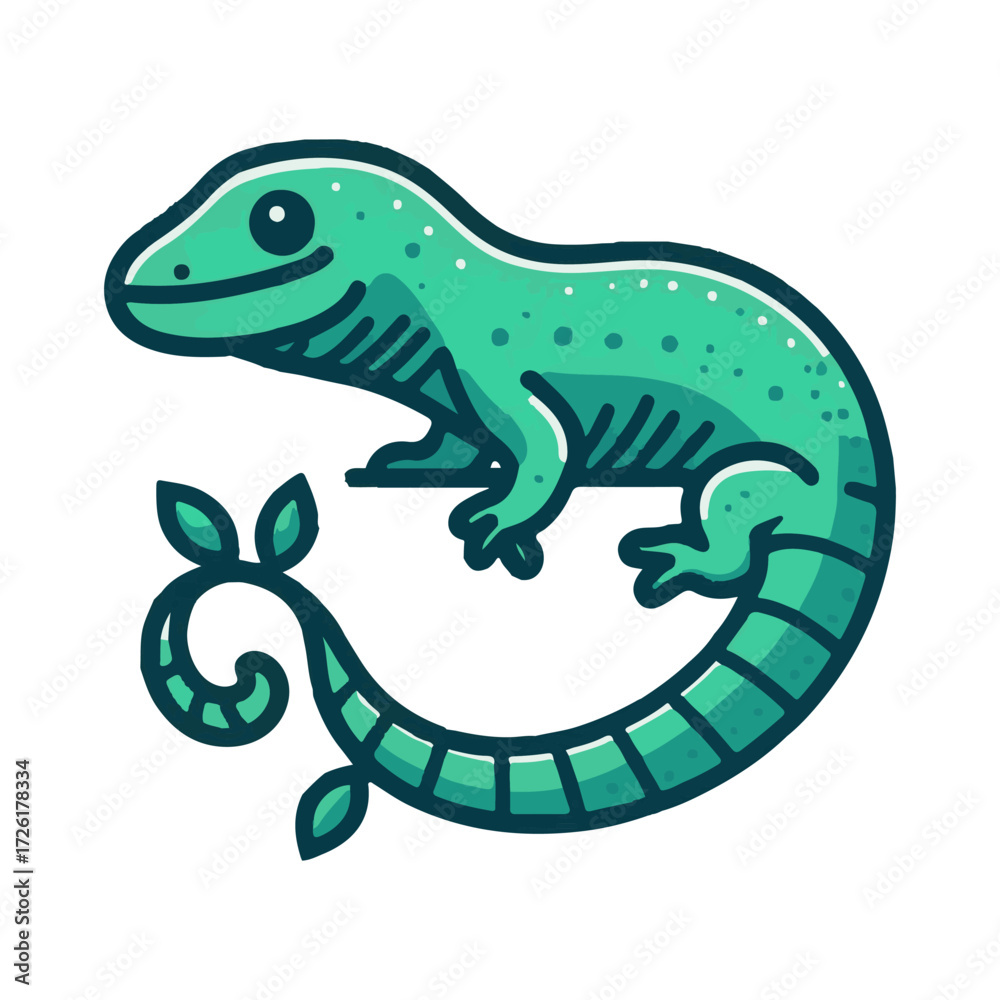 Obraz premium lizard illustration design