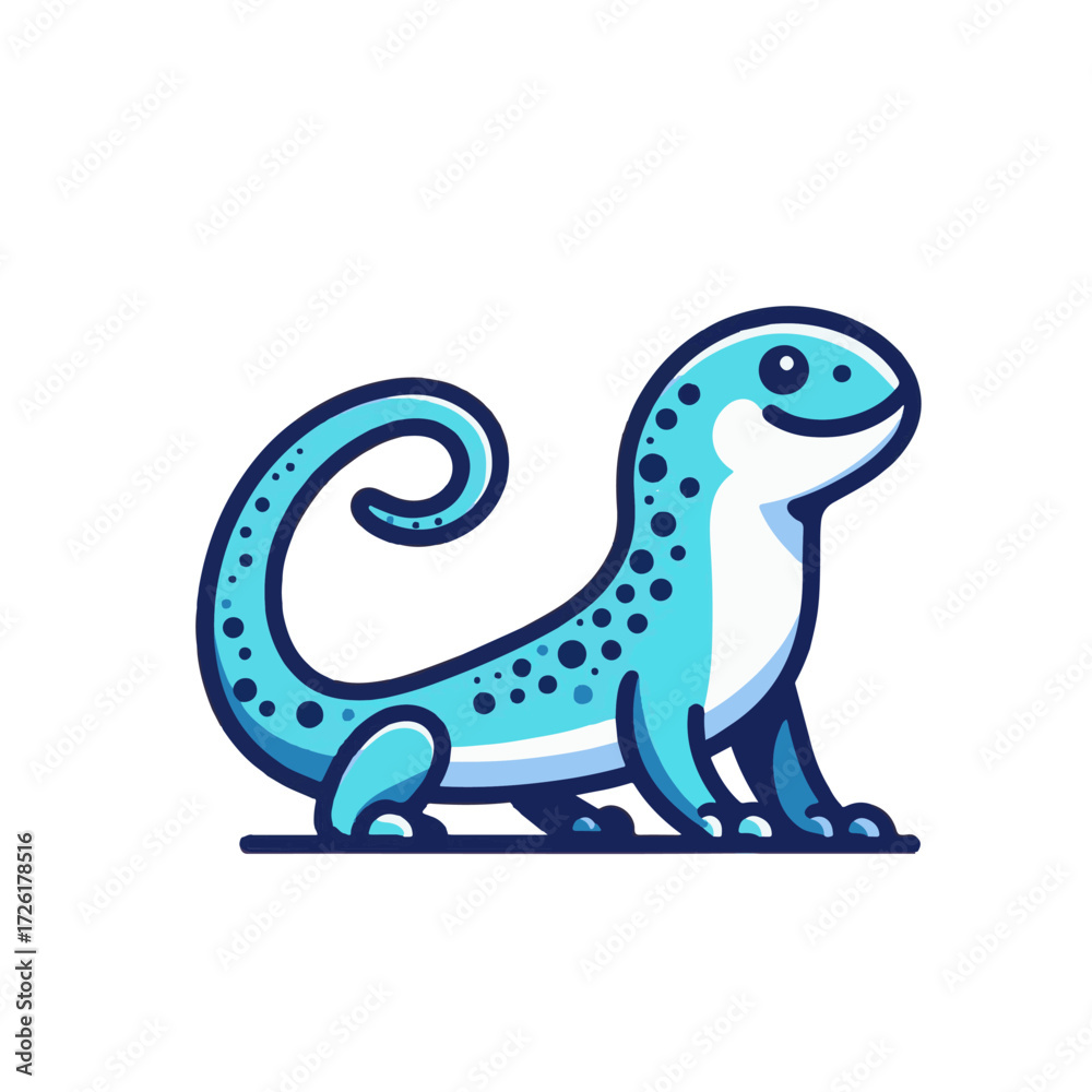 Fototapeta premium lizard illustration design