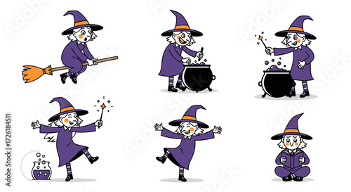 Witch Parade: Cute Witches in Action
