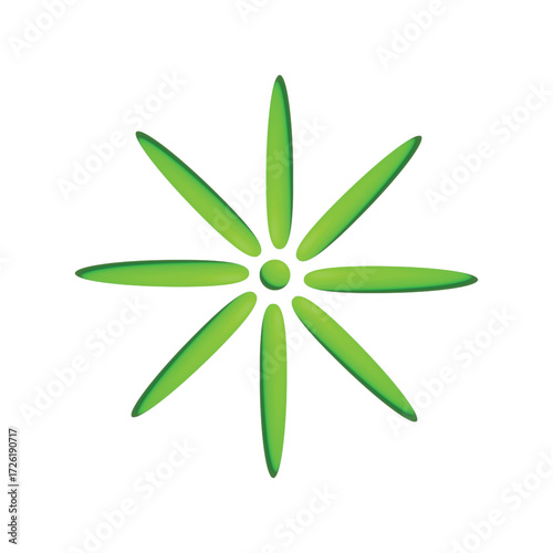 3d render collection of plants, set of vector flowers on isolated white background, design element, nature icons.