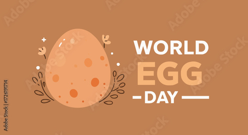 Vector illustration world egg day