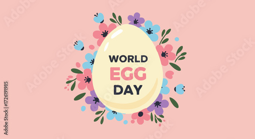 Vector illustration world egg day