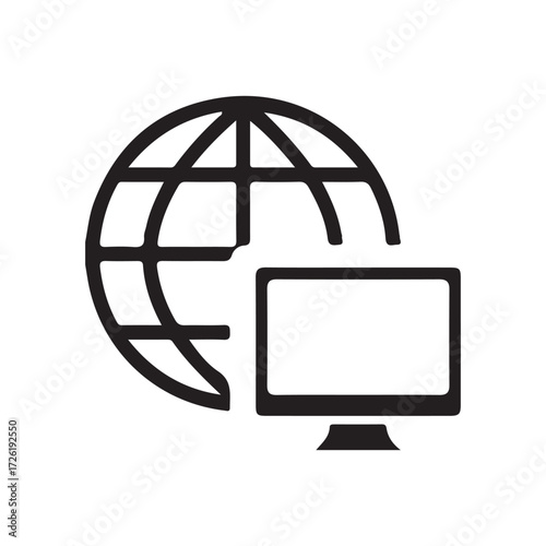 Web icons vector. Global Network Symbol