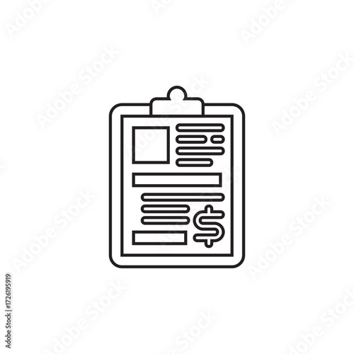 Invoice Document Icon