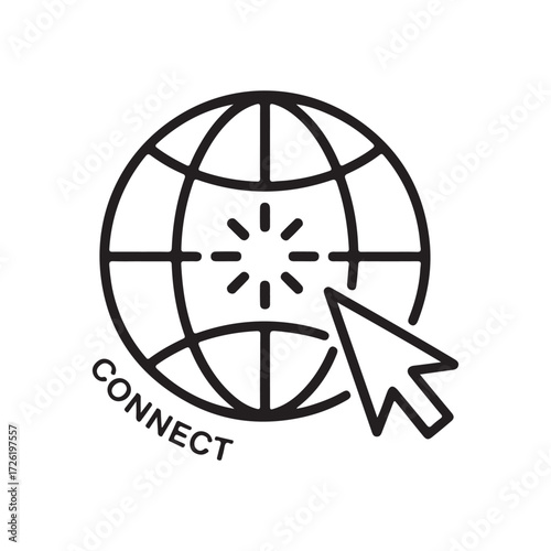 Online Network and Digital Navigation Logo