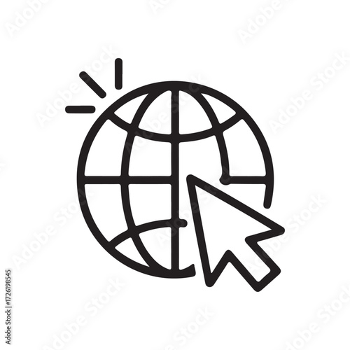 Online Network and Digital Navigation Logo