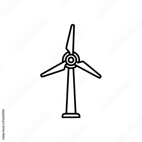 Wind Turbine Generator Icon