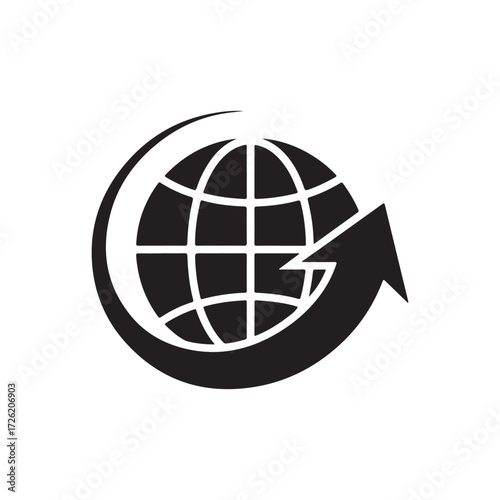 Worldwide Communication and Network Symbol