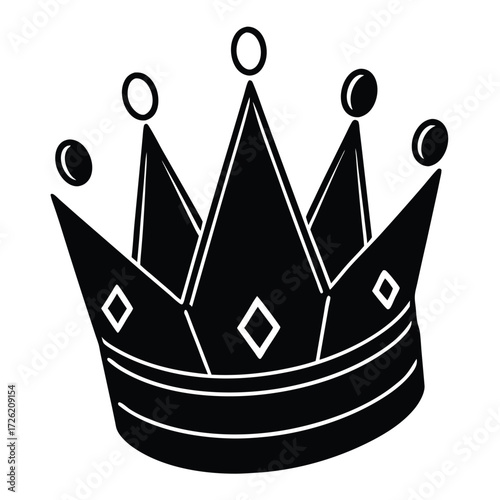 3d pink icon floating emoji gold shining crown wit (1).eps