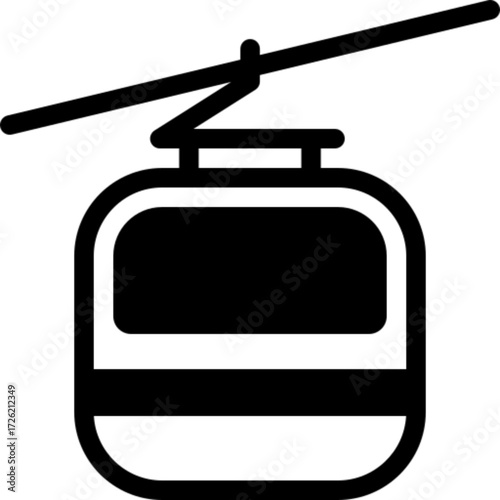 Aerial Cable Car Icon
