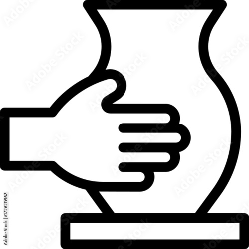 Clay Pottery Icon