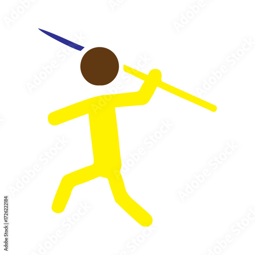 Javelin Throw Athlete