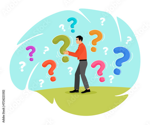 concept Ask questions about problems or curiosity.