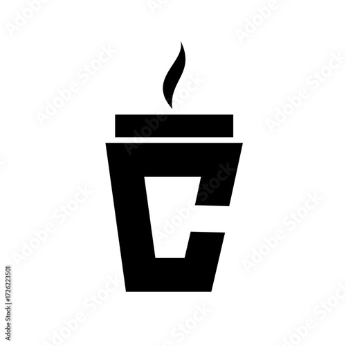 Coffee Cup Logo Icon Design Template