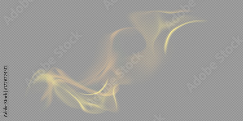Smoke and fog create a mysterious cloud of vapor and mist, blending with dust and gas in a dramatic explosion. Spray and puff trails form a unique effect in this vector transparent background