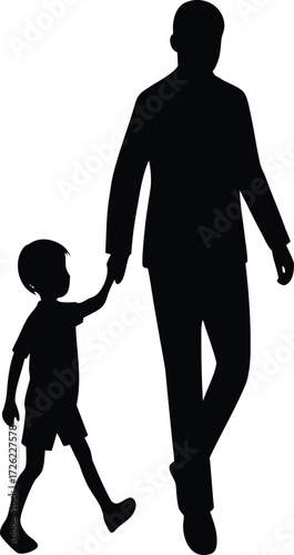 isolated minimal black silhouette of a single pare.eps