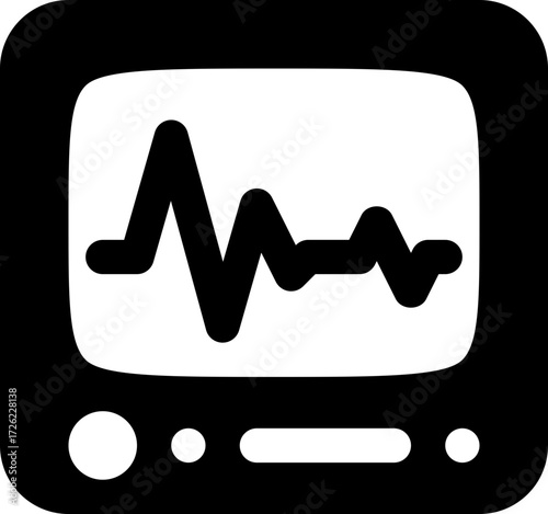 Heartbeat Monitor Icon