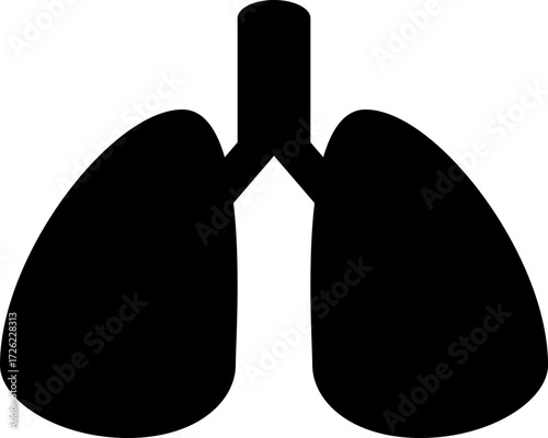 Human Lungs Medical Icon