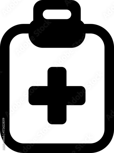 Medical report clipboard