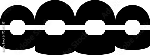 Dental braces icon