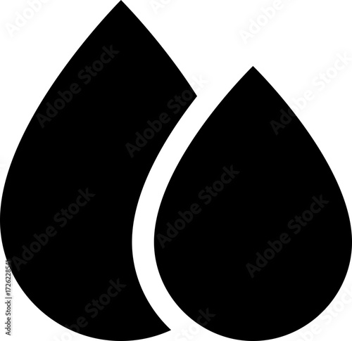 Pair of Water Drops